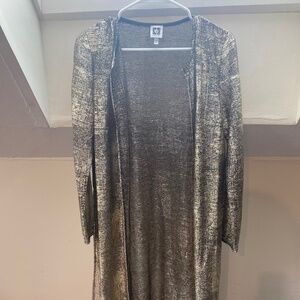 Anne Klein Gold long sleeve robe